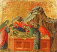 Buoninsegna, Duccio di - Burial of Christ